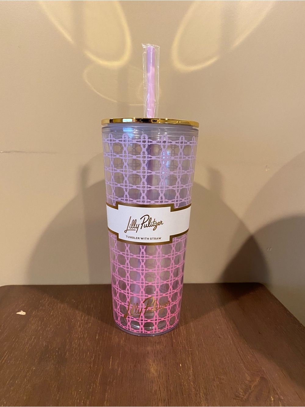 NEW Lilly Pulitzer Tumbler with Straw